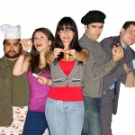 Alejandro Gutierrez, Denise Arribas, Blanca Agüero, Alexandros Salazar and Luis Hernandez. Photo by Bartelski